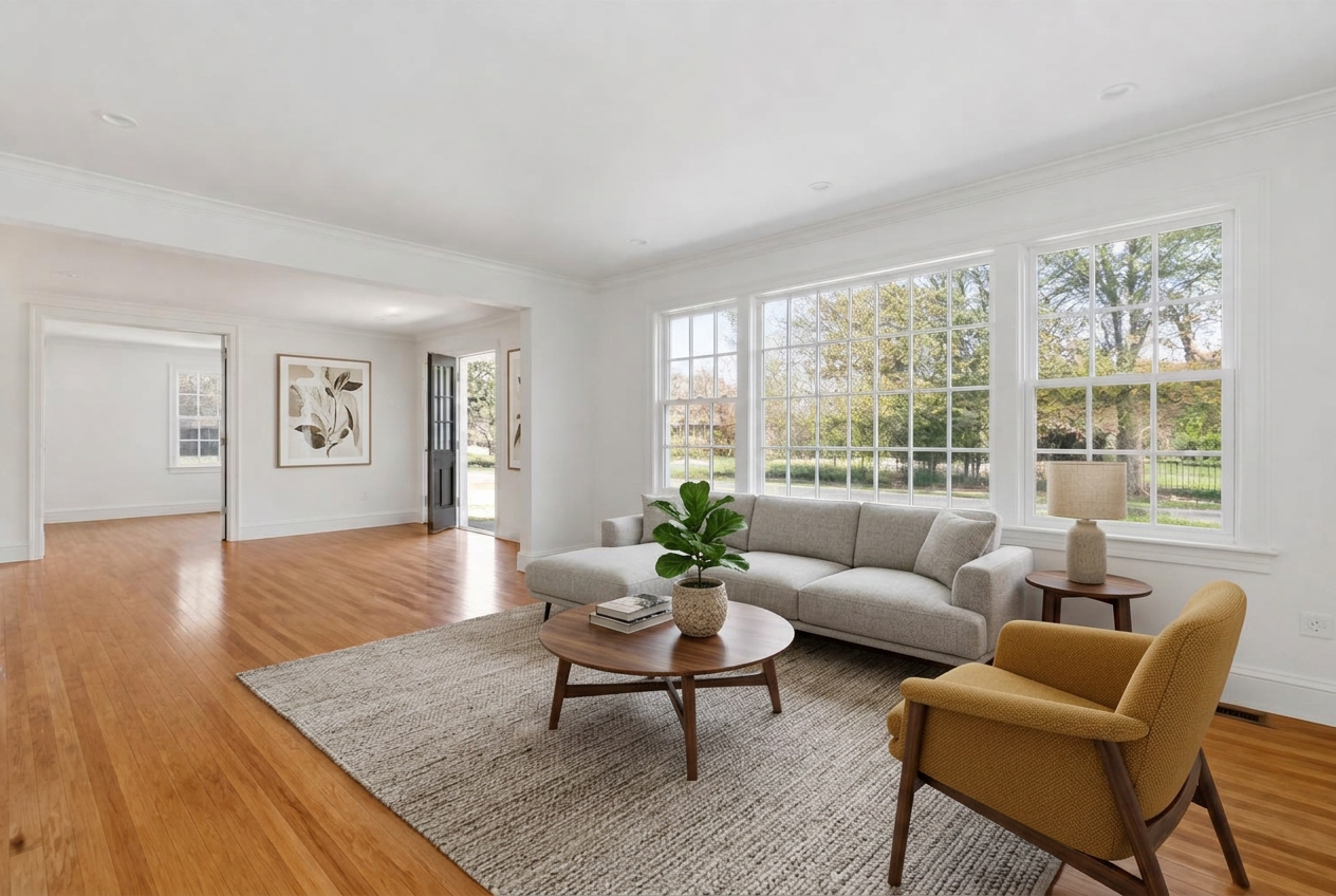 Staged room